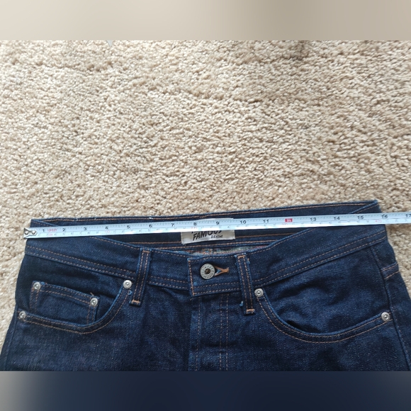 SOLD Naked & Famous Denim - Japan Heritage Kasuri Rainbow Weft Jeans Weird Guy - Picture 4 of 9